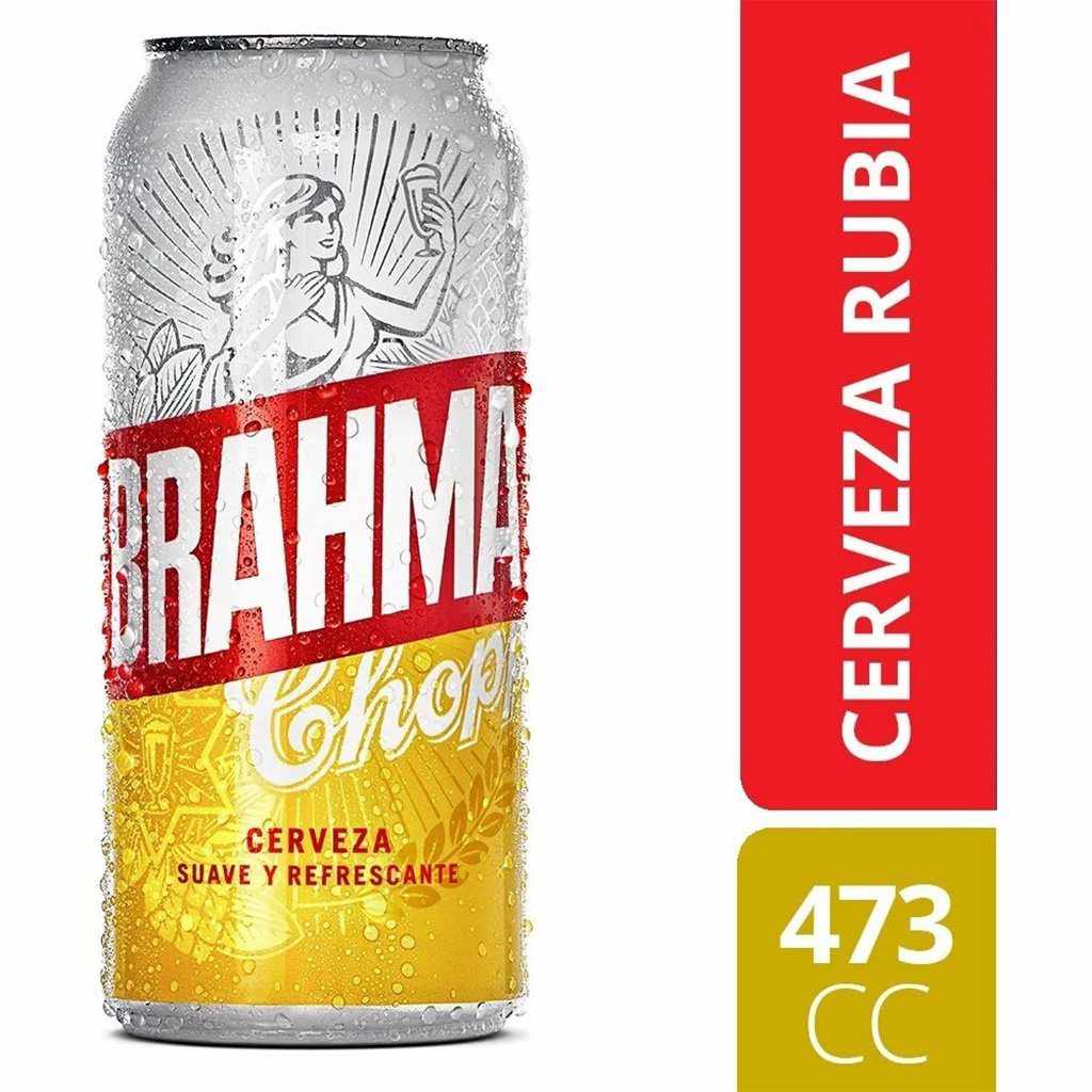 Cerveza Brahma Rubia 473ml