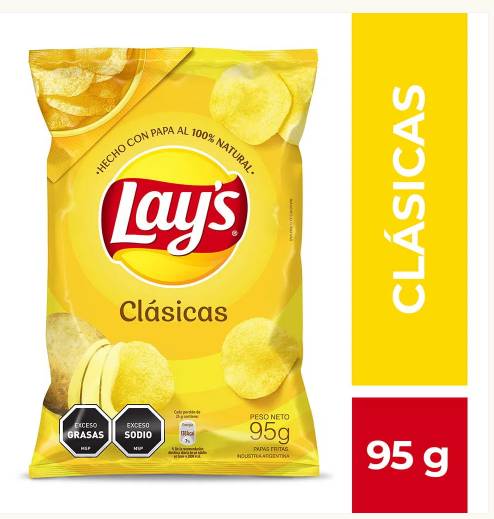 Papas Fritas Lays 95gr