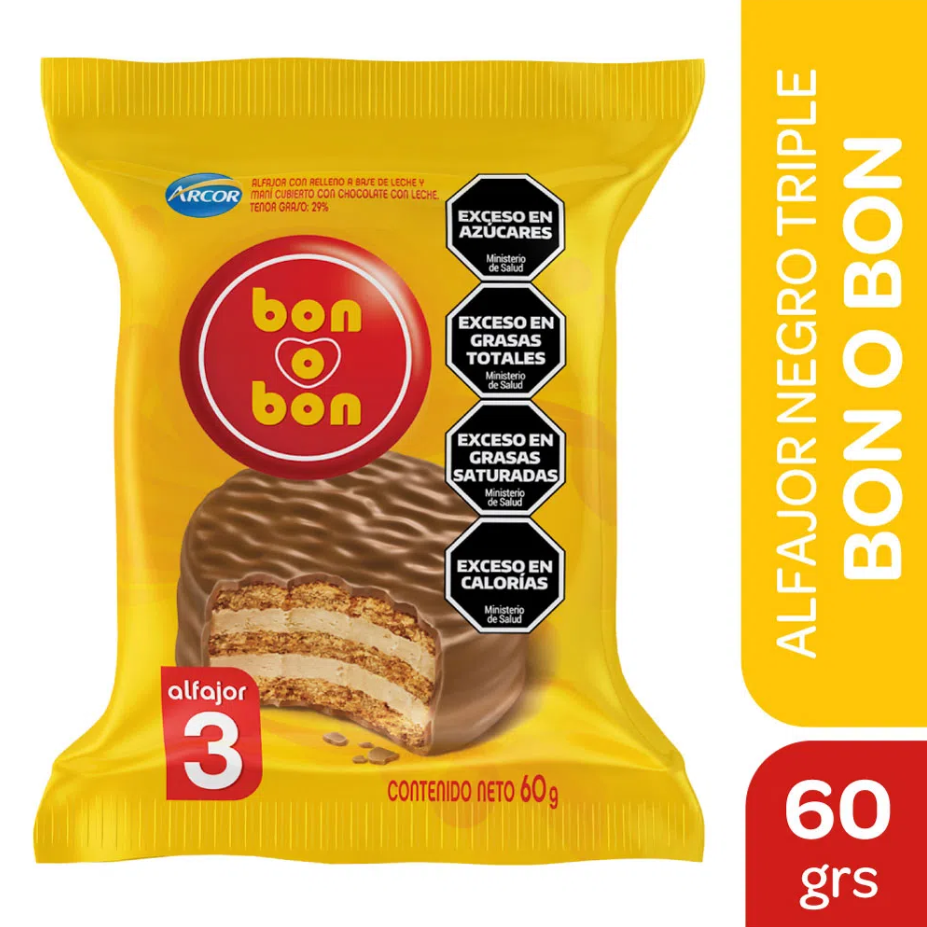 Alfajor Bon o Bon Triple 60g